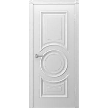 Межкомнатная дверь эмаль Богема белая глухая