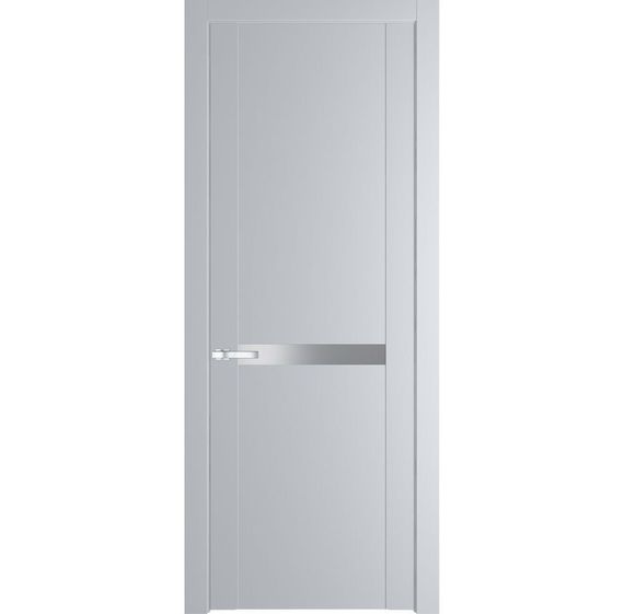 Межкомнатная дверь 1.4P лайт грей остеклённая