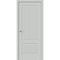 Фото межкомнатной двери эмалит Прима-12.7 grey matt глухая