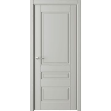 Межкомнатная дверь эмаль Классика 3 серая глухая