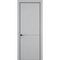 Фото межкомнатной двери керамик MN 2 шеллак серый глухая