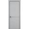 Фото межкомнатной двери керамик MN 3 шеллак серый глухая