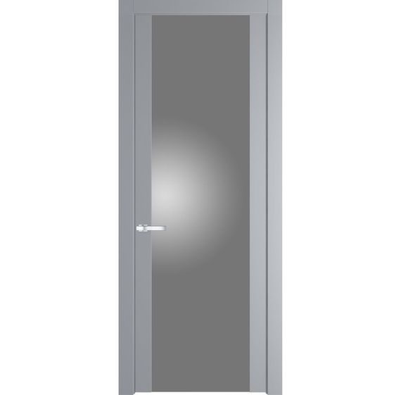 Межкомнатная дверь 1.7P смоки остеклённая