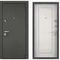 Входная стальная дверь Super Omega 100 черный муар металлик SO-UC-4 милк матовый