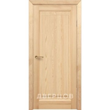 Межкомнатная дверь массив сосны Дверцов Кастро под покраску глухая