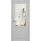 Межкомнатная дверь Турин 502.21 серый дуб с зеркалом