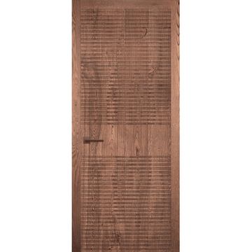 Межкомнатная дверь массив дуба Легно 9 дуб морёный глухая