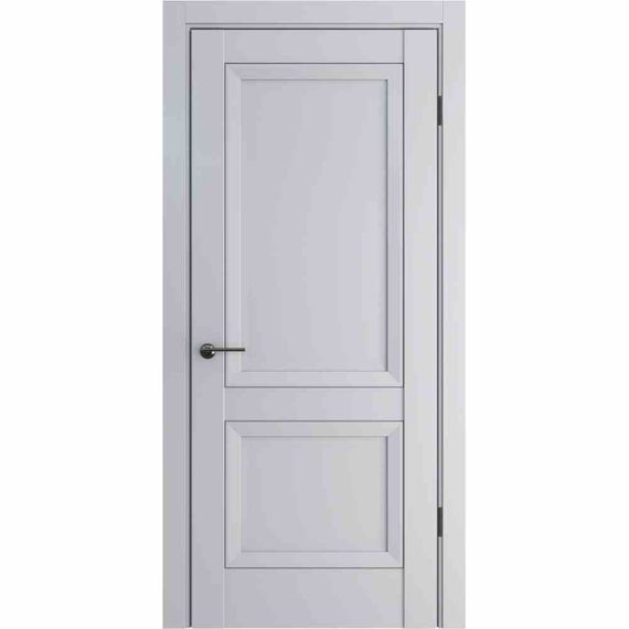 Межкомнатная дверь экошпон ДП-61 silver gray глухая