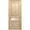 Межкомнатная дверь массив дуба без сучка Дверцов Болонья ПО-1-2 остеклённая