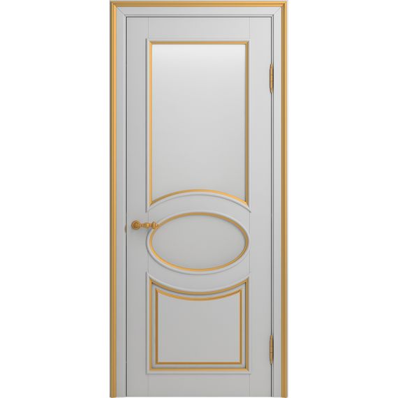 Межкомнатная дверь массив бука Viporte Лацио аворио патина золото остеклённая