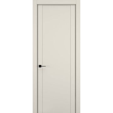 Межкомнатная дверь керамик FL 1 жемчужный глухая