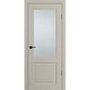 Фото двери экошпон PSU-37 шеллгрей остеклённая