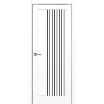 Межкомнатная дверь экошпон Турин 544.12 белый снежный остеклённая