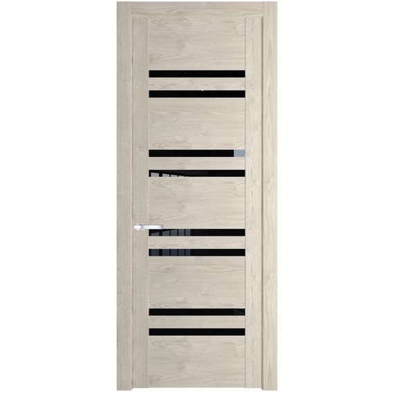 Межкомнатная дверь 1.6N каштан светлый остеклённая