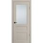 Фото двери экошпон PSU-39 шеллгрей остеклённая
