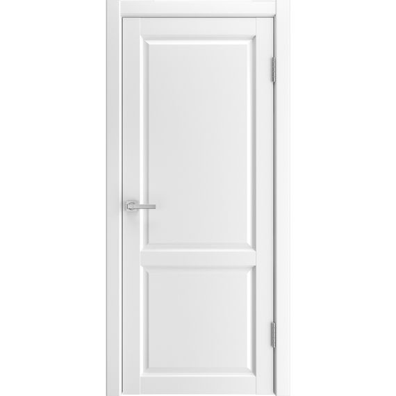 Фото двери экошпон Эмалит 2 белый глухая