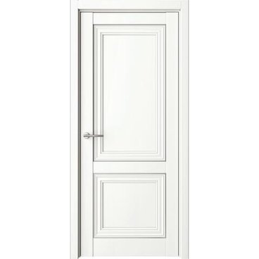 Межкомнатная дверь Прадо винил белый глухая