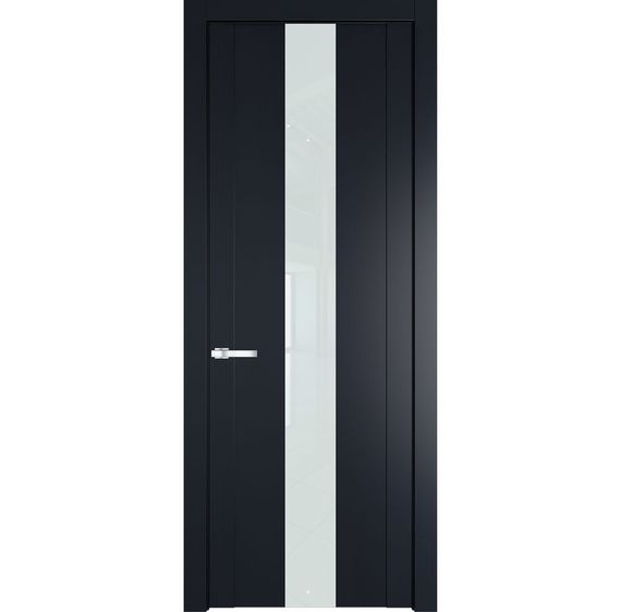 Межкомнатная дверь 1.9P нэви блу остеклённая