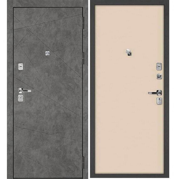 Входная дверь Урбан-127 панель гладкая бежевая