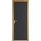 Алюминиевая межкомнатная дверь 1AP золото блэк элегант