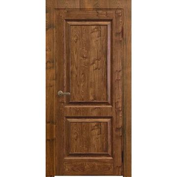 Межкомнатная дверь экошпон Сибирь 42002 орех натуральный глухая