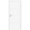 Фото межкомнатной двери экошпон Profilo Porte P-2 белая глухая кромка ABS в цвет полотна
