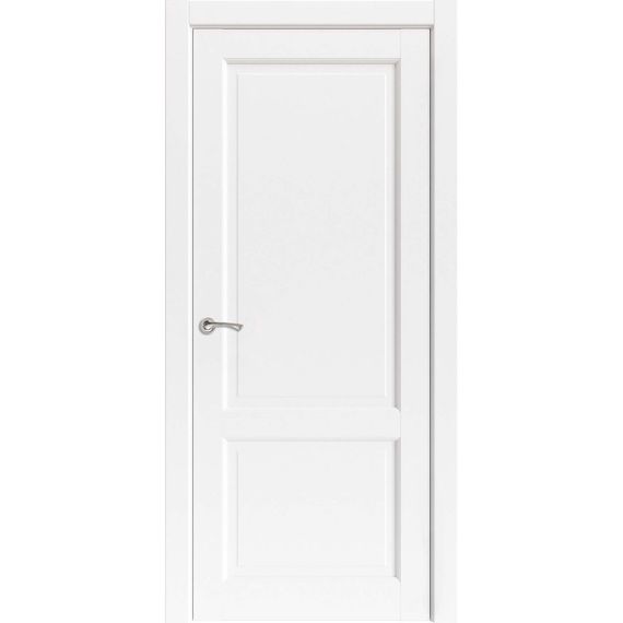 Межкомнатная дверь экошпон 50002 лофт белый глухая