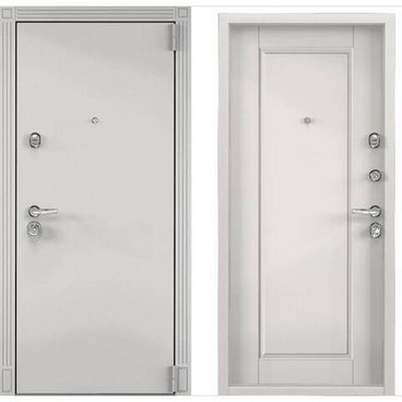 Входная дверь Super Omega 100 колоре бьянко SO-UC-4 СТ милк матовый