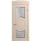 Межкомнатная дверь массив бука Viporte Лацио Амбиенте ваниль остекление 5