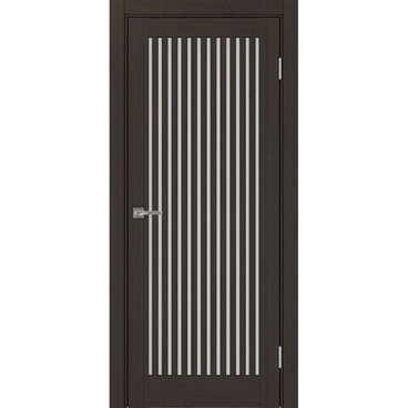 Межкомнатная дверь экошпон Турин 543.2 венге остеклённая