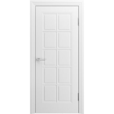 Межкомнатная дверь эмаль Прованс 10 белая глухая