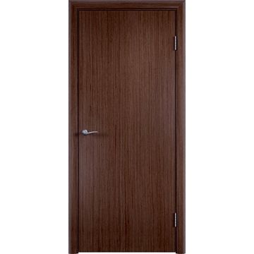 Межкомнатная дверь шпон fine line Гладкая светлый орех глухая