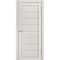 Фото двери экошпон ЛУ-7 белёный дуб со стеклом