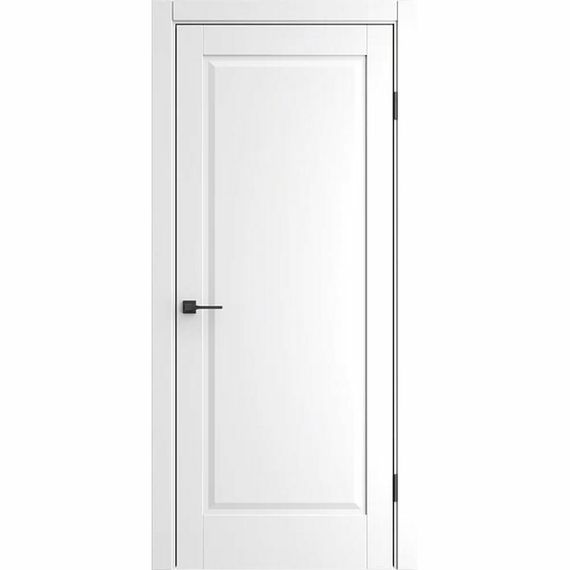 Межкомнатная дверь экошпон ДП-1 white pearl глухая