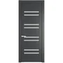 Межкомнатная дверь эмаль Profil Doors 1.6P графит остеклённая