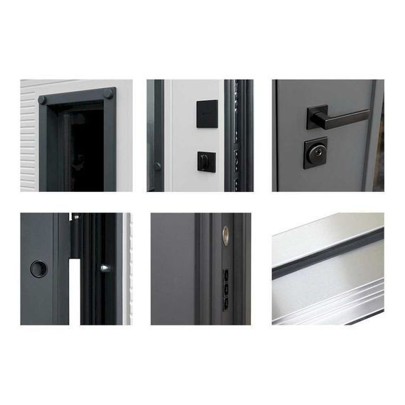 Входная уличная дверь Trento с окном