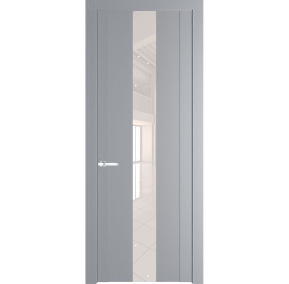 Межкомнатная дверь 1.9P смоки остеклённая