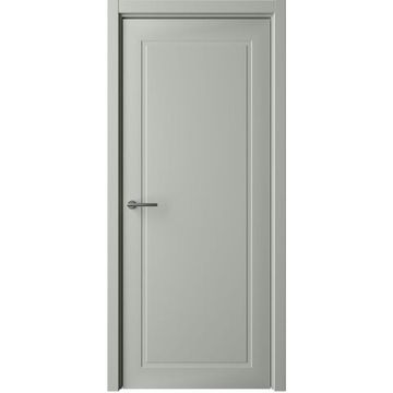 Межкомнатная дверь эмаль НеоКлассика 1 серая глухая