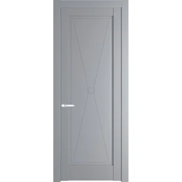 Межкомнатная дверь 1.1.1PM смоки глухая