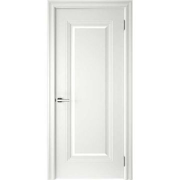 Межкомнатная дверь эмаль Текона Смальта 48 белая глухая