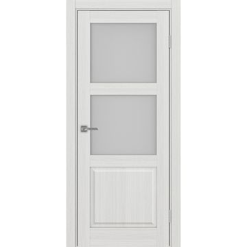 Межкомнатная дверь Тоскана 630.221 ясень серебристый со стеклом