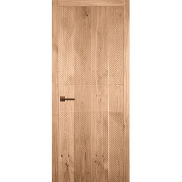 Межкомнатная дверь массив дуба Легно 11 дуб натуральный глухая