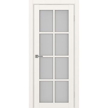 Межкомнатная дверь экошпон Турин 541.2222 бежевый остеклённая