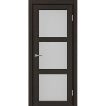 Межкомнатная дверь экошпон Турин 530.222 венге остеклённая