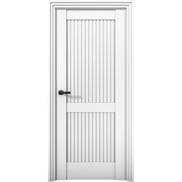 Межкомнатная дверь Никель 2 аляска глухая