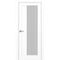 Межкомнатная дверь экошпон Турин 544.12 белый снежный остеклённая