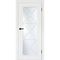 Межкомнатная дверь эмаль Турин 18 белый RAL 9003 остеклённая