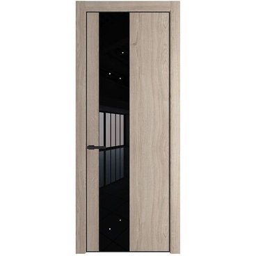 Межкомнатная дверь 19NA дуб сонома остеклённая