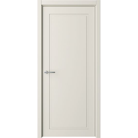 Фото межкомнатная дверь эмаль Albero НеоКлассика 1 латте глухая