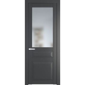 Межкомнатная дверь 1.5.3PD графит остеклённая